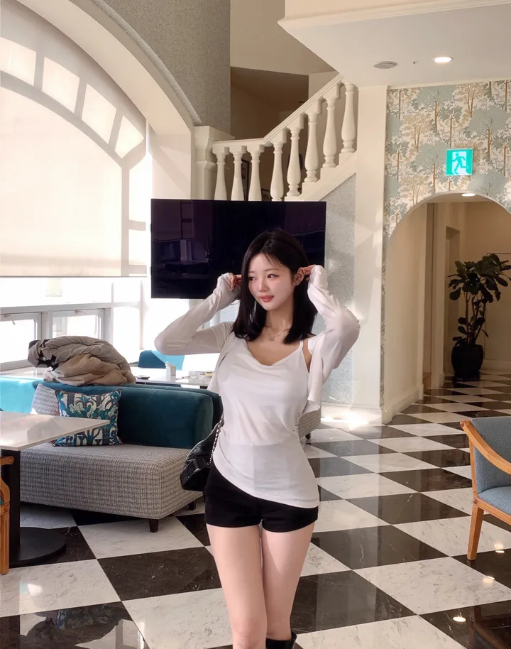 베리유 언발 드래이핑 가디건 세트 상세 이미지 28