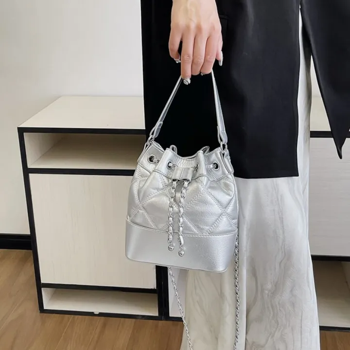 [당일출고🚀]묶음할인 3way 데일리 퀄팅 미니 복조리백 데일리 룩, 데이트, 여행, 학생, 직장인 패션백 상세 이미지 24