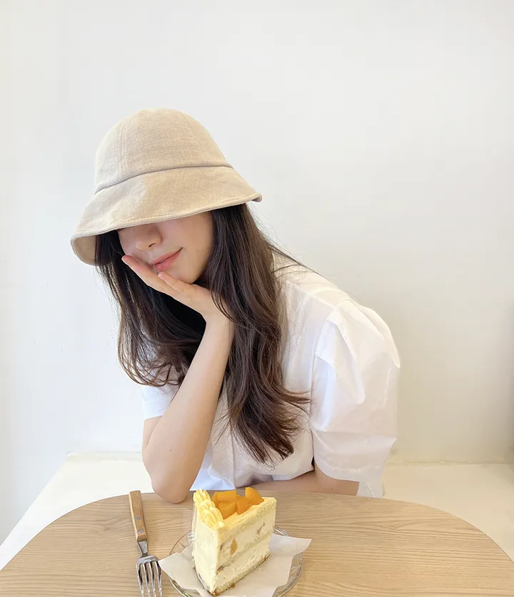 [당일출고]더셀럽 버킷햇 6종 여름 데일리 자외선차단 여자 벙거지 모자 상세 이미지 8