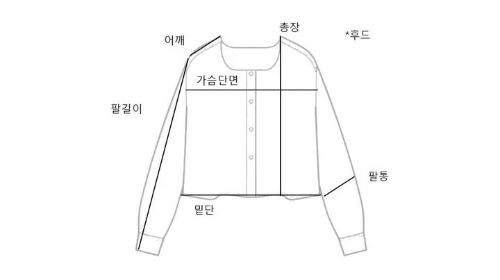 [2개묶음할인/ 캐주얼/힙한/편한] 양기모 후드 집업 자수 후드 집업 상세 이미지 36