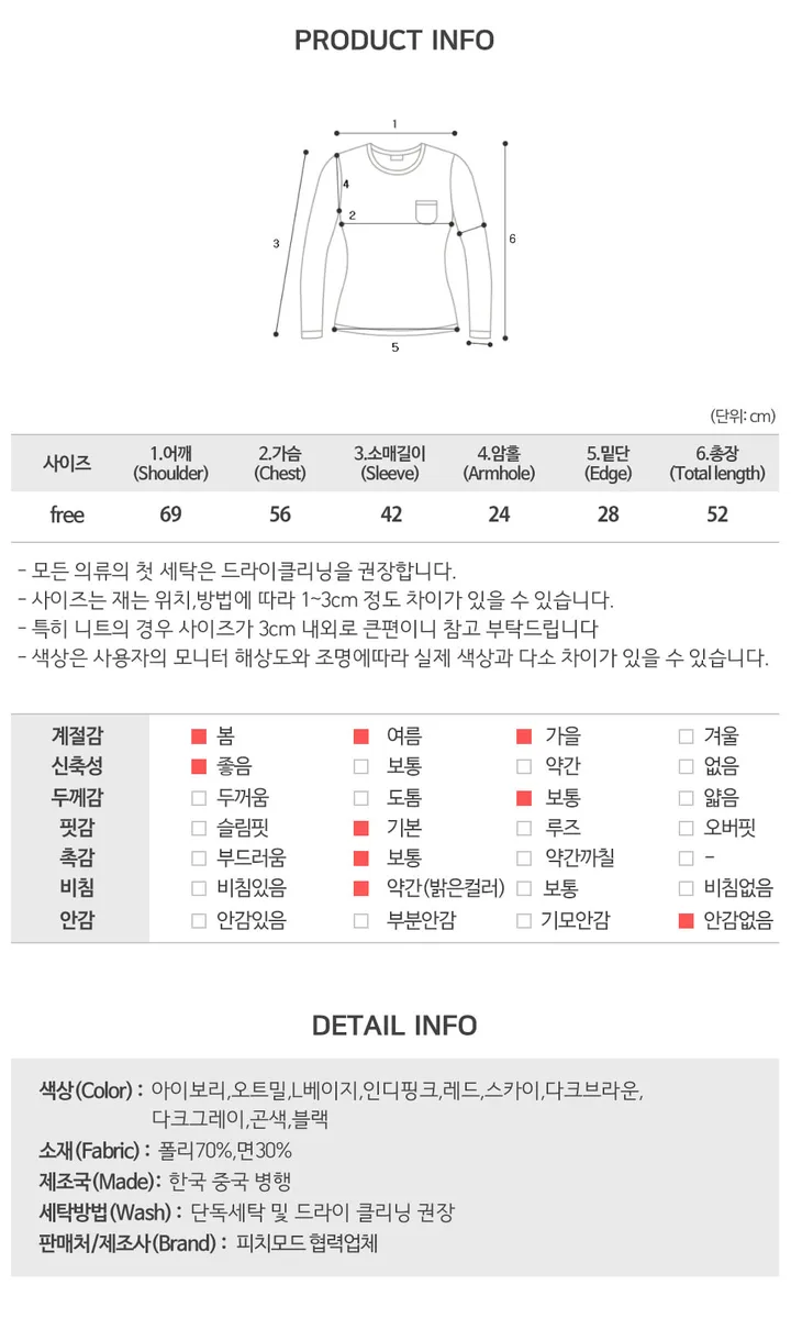 [색감굿!/허리잘록~] 로렌스 라운드넥 베이직 크롭 니트 가디건 (10color) 상세 이미지 11