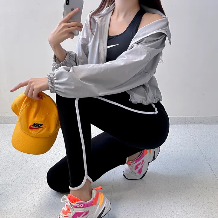 밴딩/데일리/운동복 랍바 라인 소프트 쫀쫀 하이 레깅스 (3컬러) 상세 이미지 20