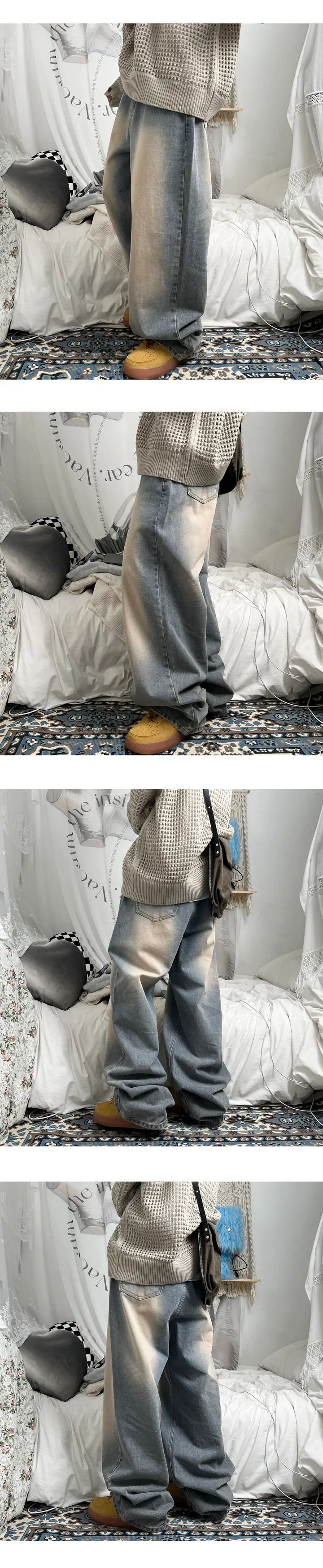 wham sand denim wide pants (2color) 상세 이미지 8