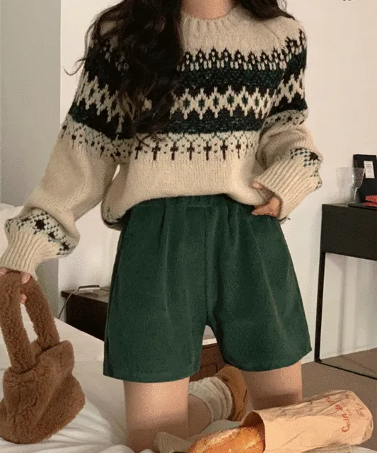 프론스 코듀로이 밴딩 숏 팬츠 (5color) SPS14966