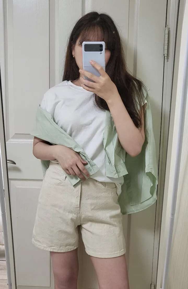 찰랑 소프트 라운드티셔츠 데일리 기본템 상세 이미지 2