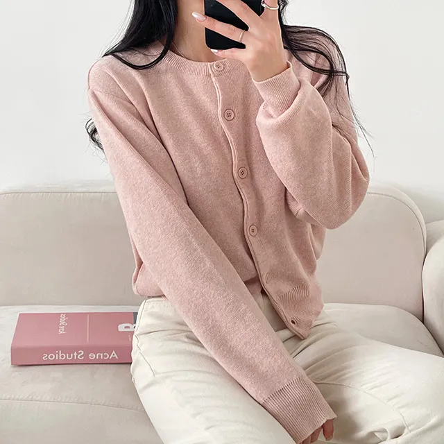 [~10컬러] 보노보노 크롭핏 단정해 니트가디건 상세 이미지 18