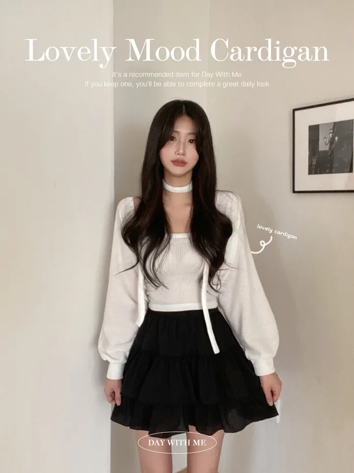 [당일출고/나시+가디건+머플러] 여름 빅사이즈 레이어드 크롭 볼레로 나시 가디건 상세 이미지 2
