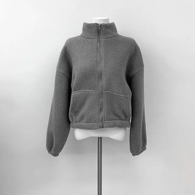 [가성비최고/3col] 앤디 루즈핏 양털 후리스 크롭 집업 / 플리스집업 / 최저가보장 / 크롭후리스 / 양털집업 / 하이넥집업 / 가격실화 / 도톰폭닥 / 뽀글이 / 방한템 상세 이미지 43