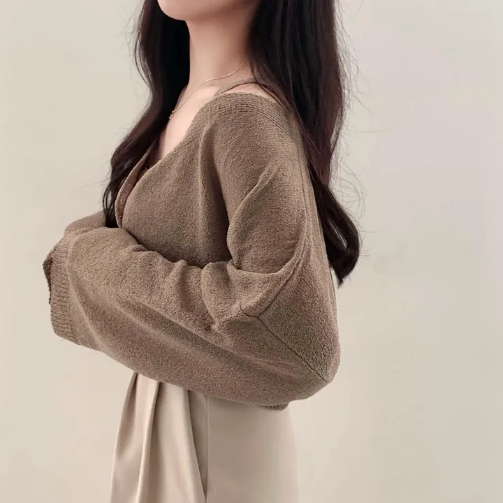 [✨SET가격/3천장 돌파!✨]피부에 달라붙지 않는, 부클 가디건+나시 투피스 세트 상세 이미지 32