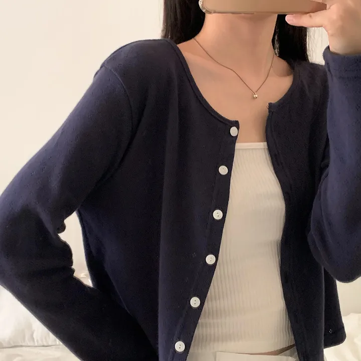 로로 펀칭 가디건 (8color) 상세 이미지 154
