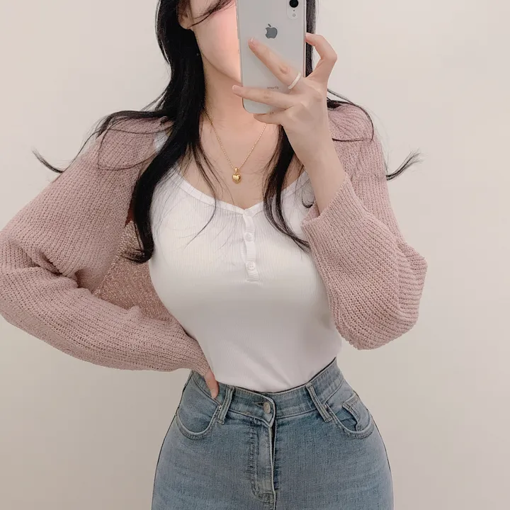[여리핏] 러블리 부클 여리 볼레로 (7color) 상세 이미지 6