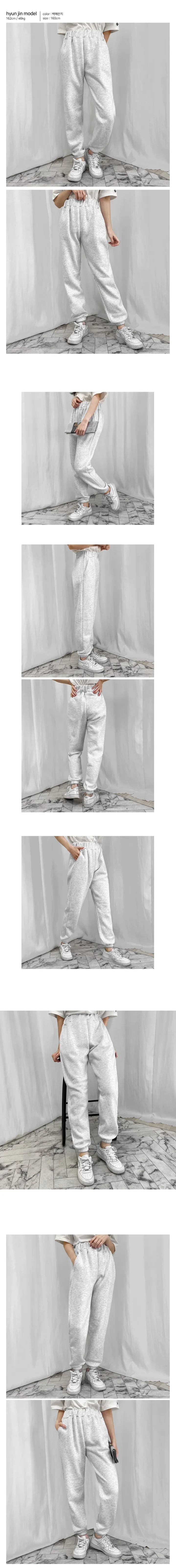 🚚당일발송[MADE] [기모만가능][150ver/160ver] 키커보여 밴딩 조거팬츠 블프 / 키작녀 150 160 상세 이미지 7
