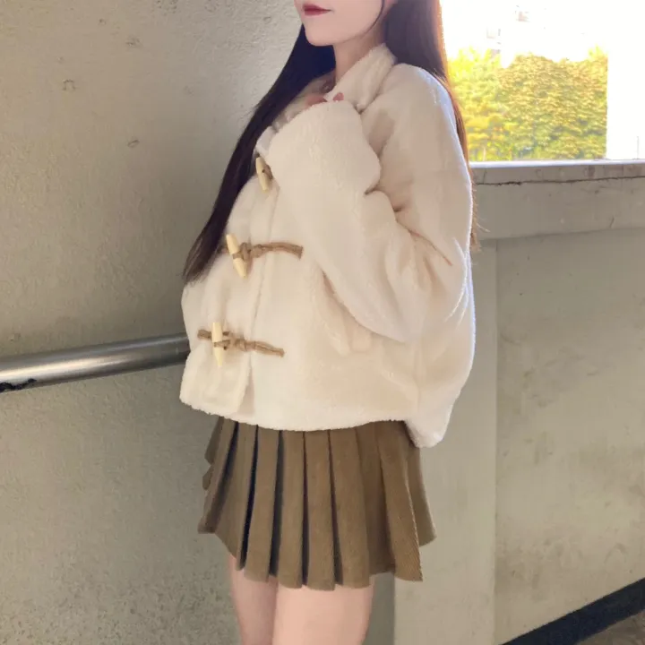 🚀당일출고🚀[뽀글이/누빔🔥/왕따뜻!/떡볶이/크롭]떡볶이뽀글이 떡볶이점퍼 누빔점퍼 떡볶이숏코트 뽀글이자켓 양털자켓 크롭아우터 상세 이미지 16