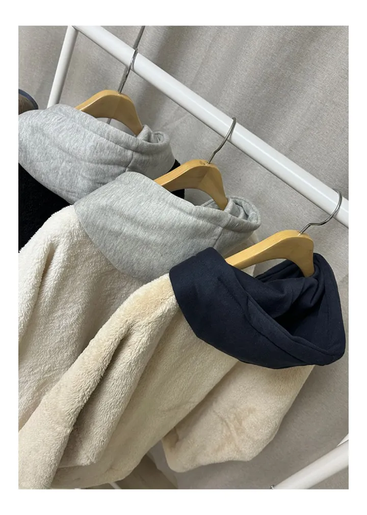 [당일배송][양털/뽀글이]후드 플리스 투웨이 겨울 따뜻한 데일리 점퍼 3color 묶음할인중 상세 이미지 103