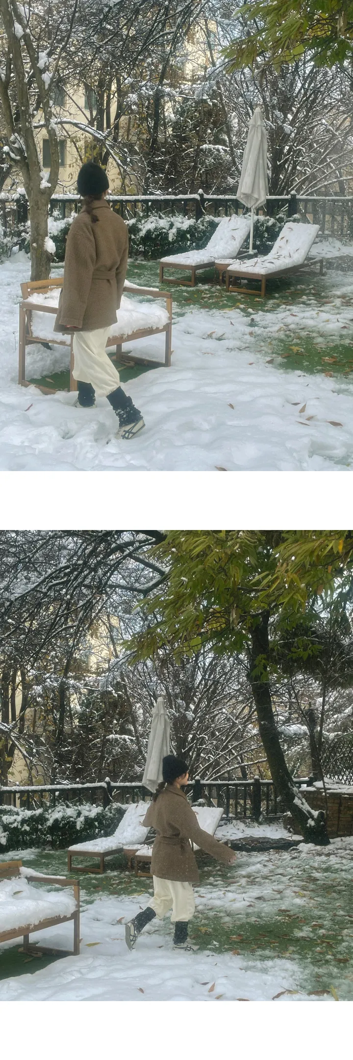 에포 벨티드 울 하프 코트 ( 2color ) 상세 이미지 2