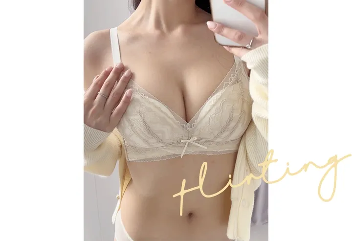 노와이어 볼륨핏💛플러팅 뽕브라+팬티SET 상세 이미지 6