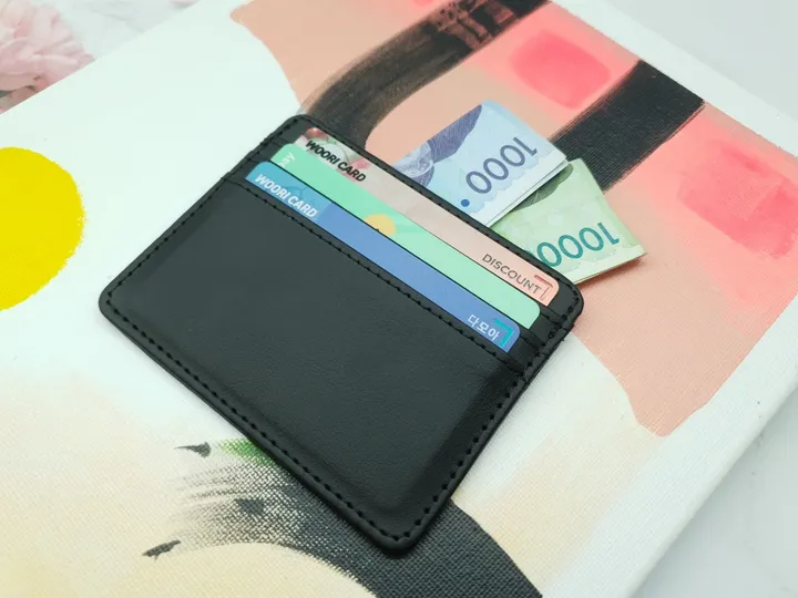 진짜 1+1 데일리 플랫 미니 카드지갑 버스카드 지갑 상세 이미지 5