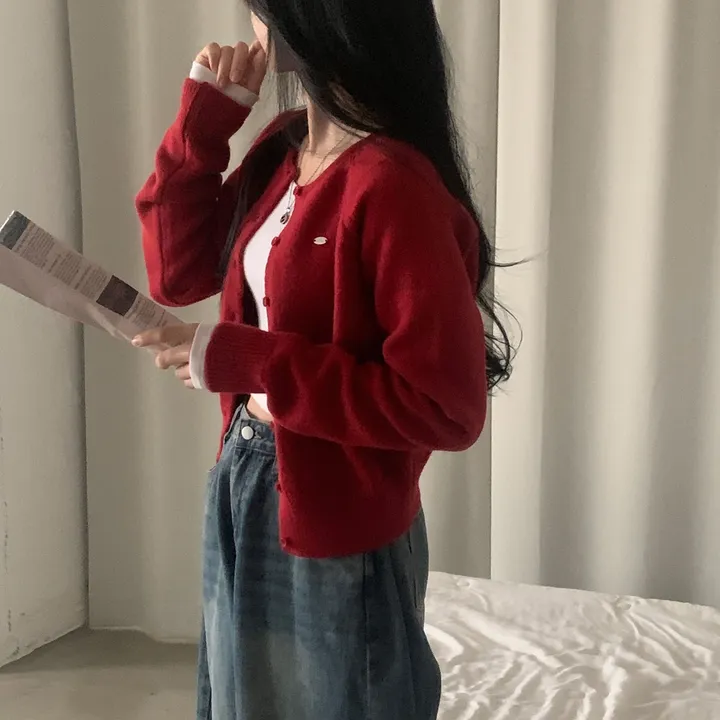 [후기보장🤍/Wool] 에버닌 펜던트 니트 가디건 - 7color 상세 이미지 15