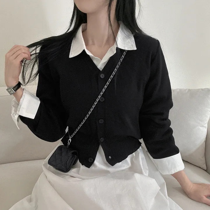 봄필수템 [브이넥/라운드넥] 소장각 라운드 브이넥 기본핏 긴팔 가디건 상세 이미지 90