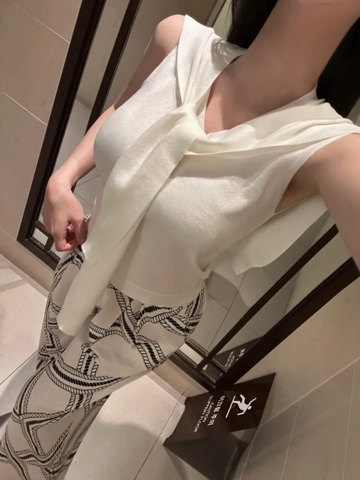 [ 숄SET ] 소프트 숄 브이넥니트 투피스세트 (3color) 상세 이미지 12