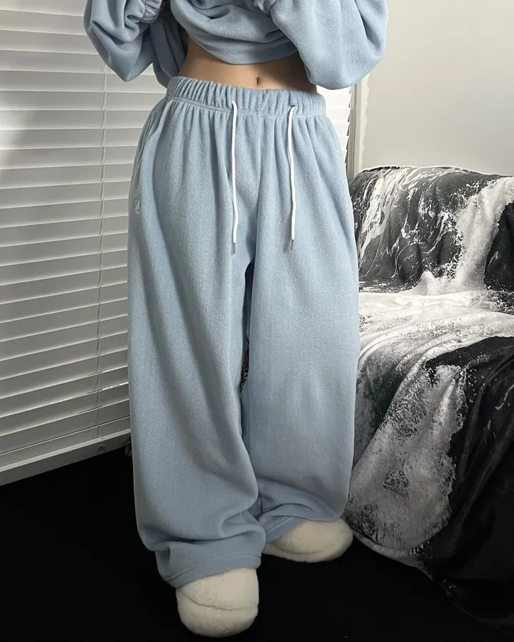 [주문폭주🔥1800장돌파🙏🏻]제로 후리스 롱와이드 팬츠👖[6color/세트가능][후리스팬츠/롱팬츠/트레이닝/후리스/와이드팬츠/츄리닝] 상세 이미지 117