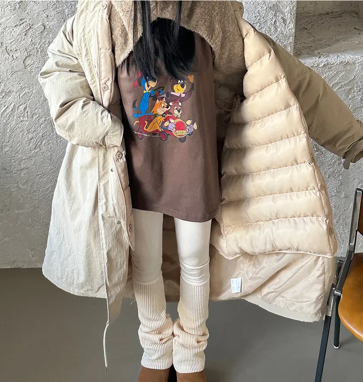 워머 레이어드 기모 레깅스 상세 이미지 34