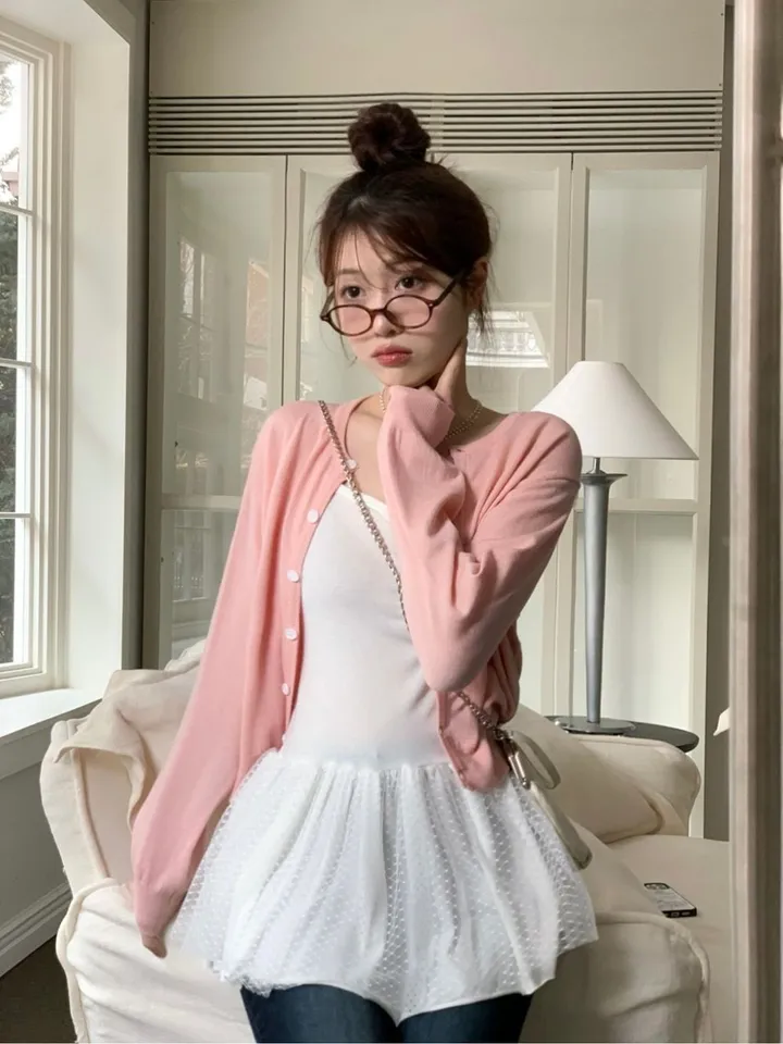 [부드러워요🌸여리핏]도화 여리 루즈핏 데일리 버튼 소프트 니트 가디건 6color 상세 이미지 20
