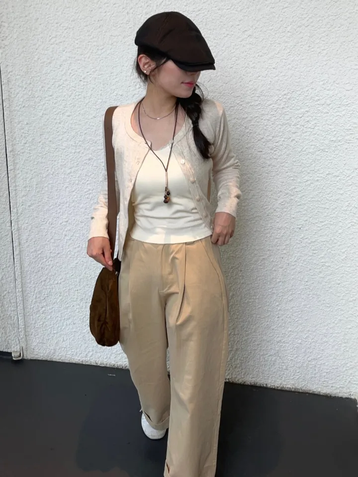 [데일리룩🌸/독보적색감/주문폭주] 부들 니트가디건 (3color) 상세 이미지 15