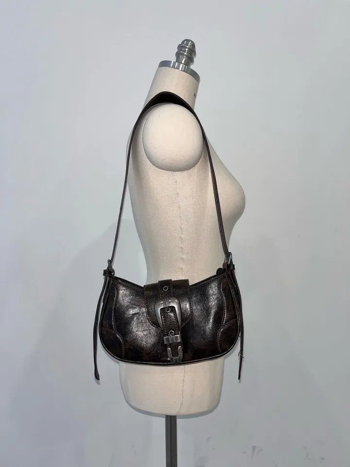 [당일발송/MDpick] Vintage buckle shoulder bag , 3color 상세 이미지 21