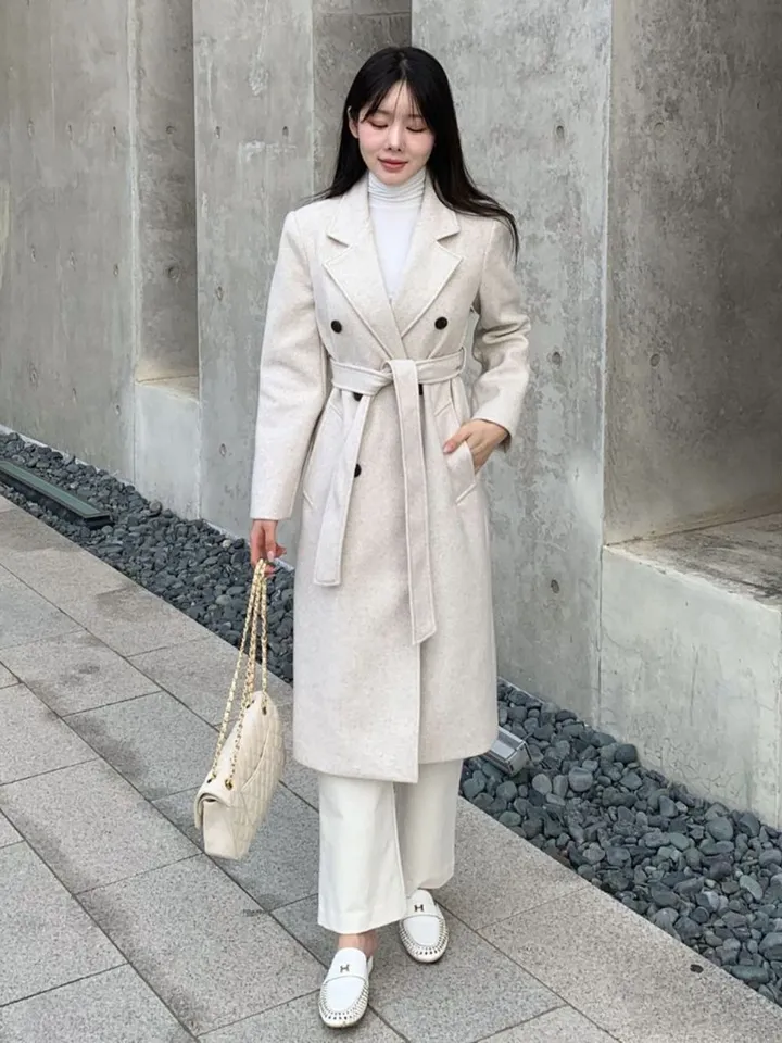 [당일출고🌹] 토토 바바리 롱코트 / 겨울코트 벨트코트 핸드메이드코트 코트 떡볶이코트 싱글코트 더블커트 밍크코트 롱패딩 숏패딩 양털코트 무스탕 겨울자켓 하객룩 아우터 점퍼 트위드자켓 트렌치코트 바바리코트 후드코트 후드롱코트 케이프코트 망토자켓 연말룩 청 상세 이미지 19