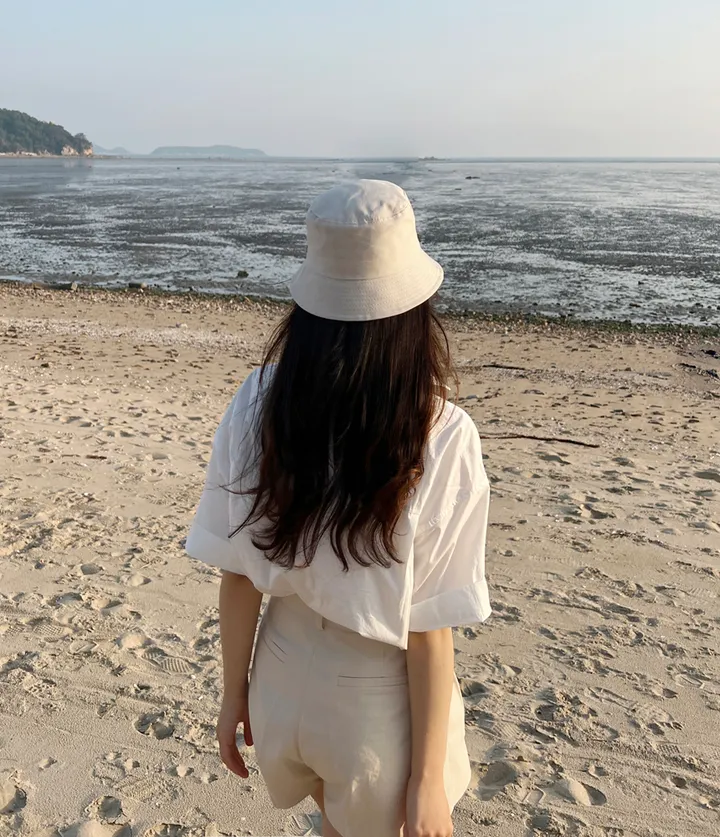 [당일출고]더셀럽 버킷햇 6종 여름 데일리 자외선차단 여자 벙거지 모자 상세 이미지 27