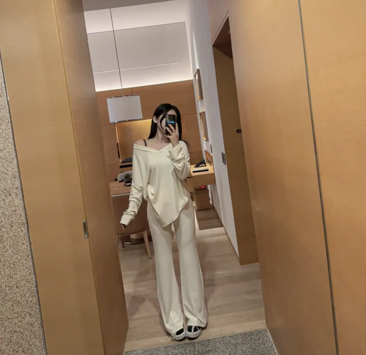 [Made /단품구매가능 /세트3000원할인] 촉촉 촤르르 연유 라떼 트레이닝 세트 여리핏 꾸안꾸 퀄보장 데일리set 핏보장 봄 신상 상세 이미지 25