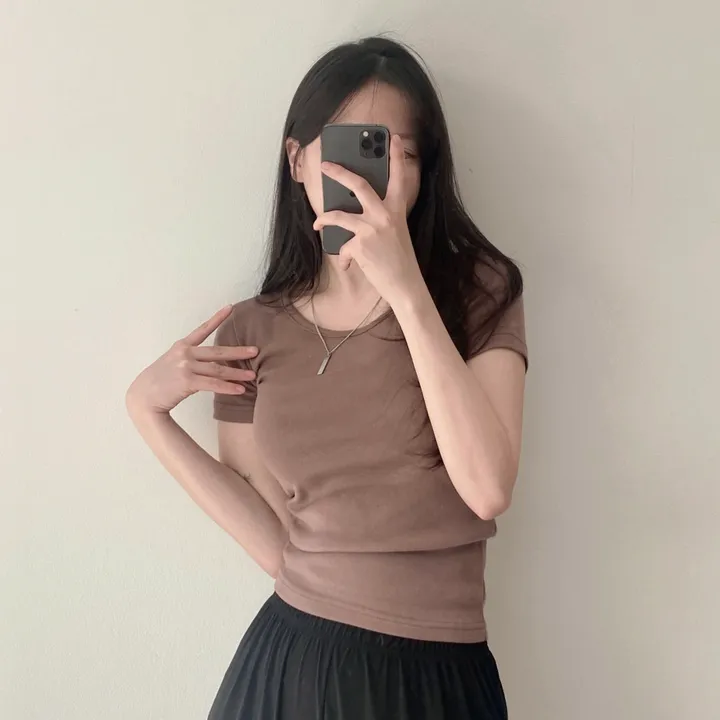 [11color/인생반팔] 코튼 데일리 부드러운 무지 라운드 반팔 기본 티셔츠 - 11color 상세 이미지 20