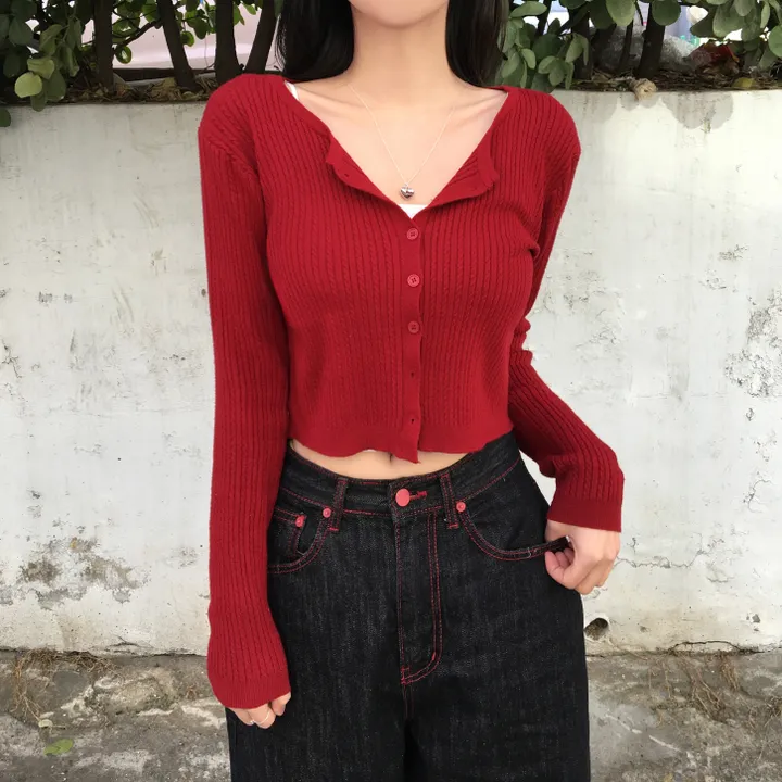 [고퀄❤️/데일리가디건] 프렌치 슬림핏 라운드 꽈배기 니트 긴팔 가디건 봄신상 간절기아우터 데일리템 레이어드 여리핏 5color 상세 이미지 15