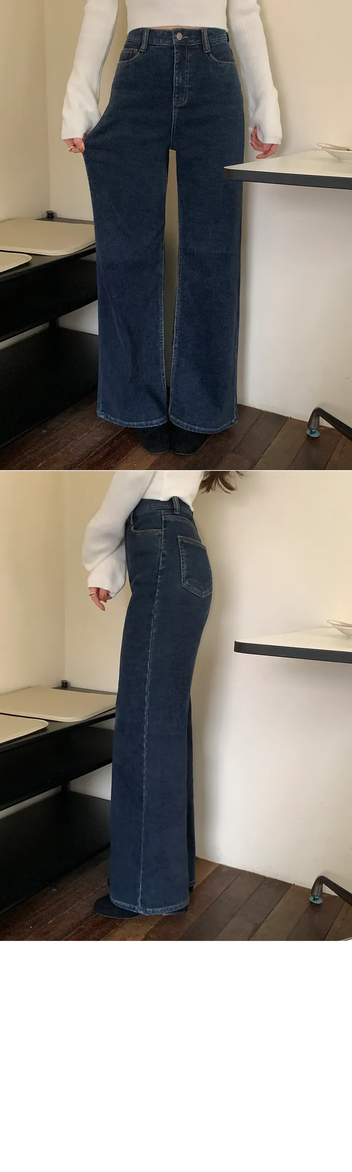 [made/프리미엄] 데이즈 벨벳 기모 밴딩 데님 팬츠 pt 상세 이미지 18