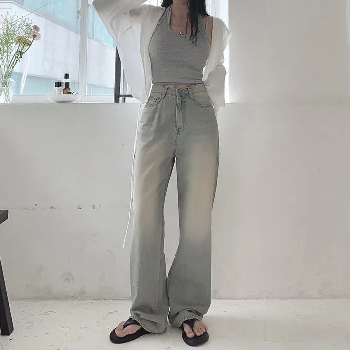 [당일출고] #누적10만장 썸머ver [MADE] 블림진 오버핏 딥 브러쉬 롱 와이드 데님 팬츠 (기장선택) 상세 이미지 108