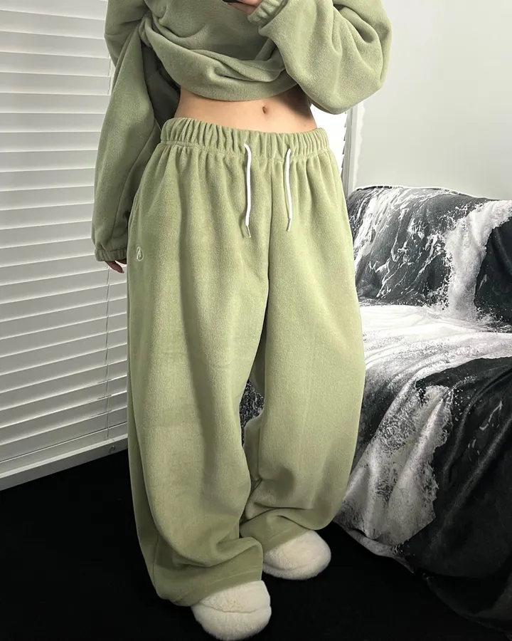 [주문폭주🔥1800장돌파🙏🏻]제로 후리스 롱와이드 팬츠👖[6color/세트가능][후리스팬츠/롱팬츠/트레이닝/후리스/와이드팬츠/츄리닝] 상세 이미지 90