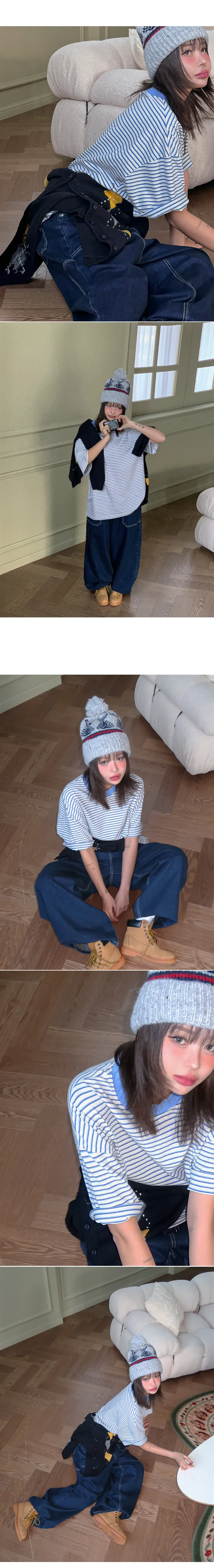 스프링 아가일 가디건 상세 이미지 17