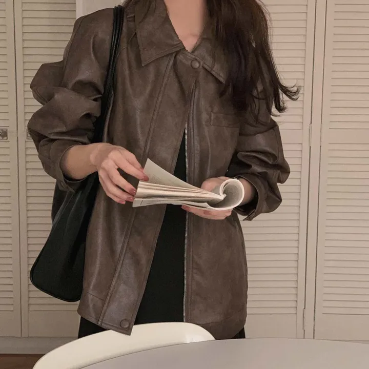 [고퀄리티] 자체제작 #크치Made 매트 이프온리 스프링 나그랑 레더 자켓 - jk 상세 이미지 85