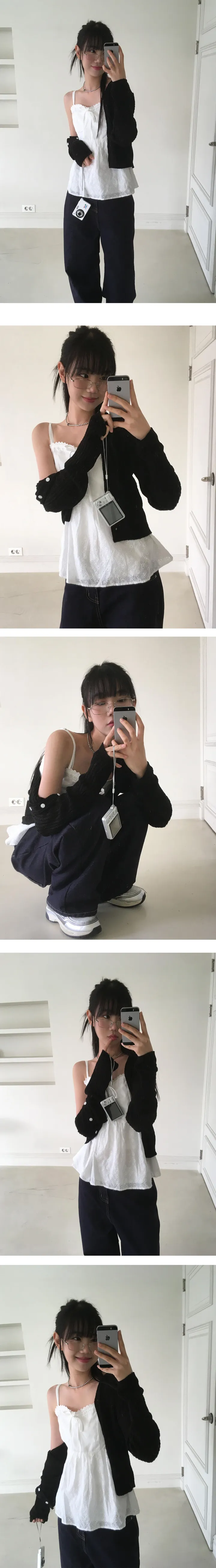 [모델추천/핏보장/데일리🌸] 파우더 여름 부클 데일리 골지 가디건 - 5color 상세 이미지 15