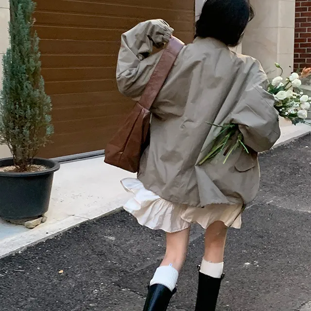 [입고완료] 테스 오버핏 야상 자켓