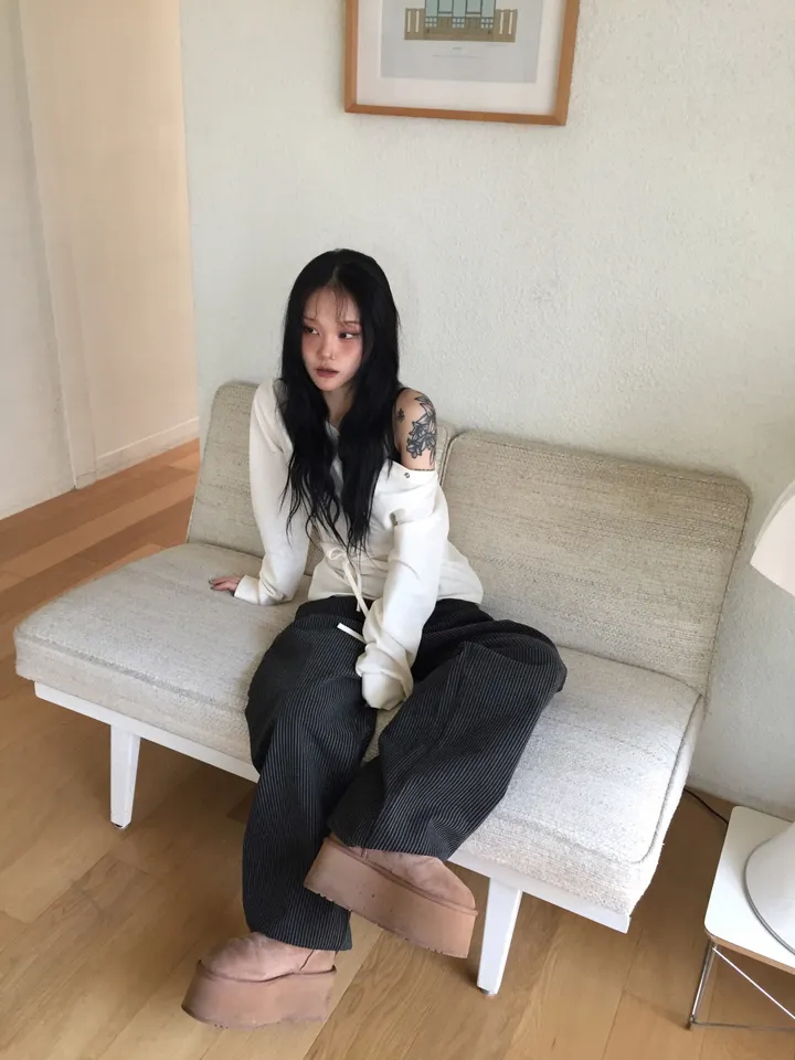 ♨주문폭주♨ #블랙 스트라이프 생지 데님 (당일 배송) 상세 이미지 38