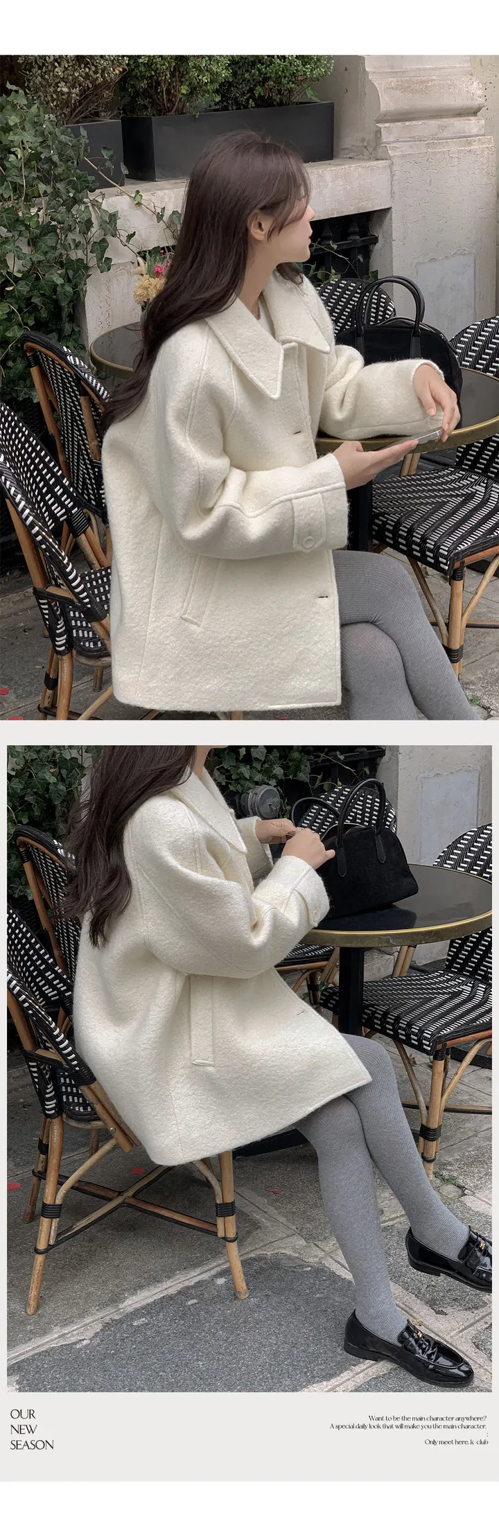 [자체제작/1만장돌파!/S-XL]버던 울 하프 코트 (출근룩/하객룩/데일리룩/겨울아우터/겨울코트) 상세 이미지 26