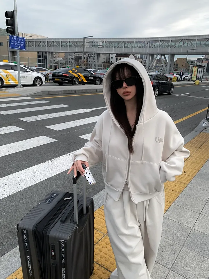 🚀부분당일발송/기모선택🚀 자체제작 UmD 후드 집업 / 투웨이 무지 기모 반크롭 오버핏 크롭 후드티 후드집업 크롭후드 크롭후드집업 기모후드집업 기모후드 y2k 유니크 빈티지 상세 이미지 39
