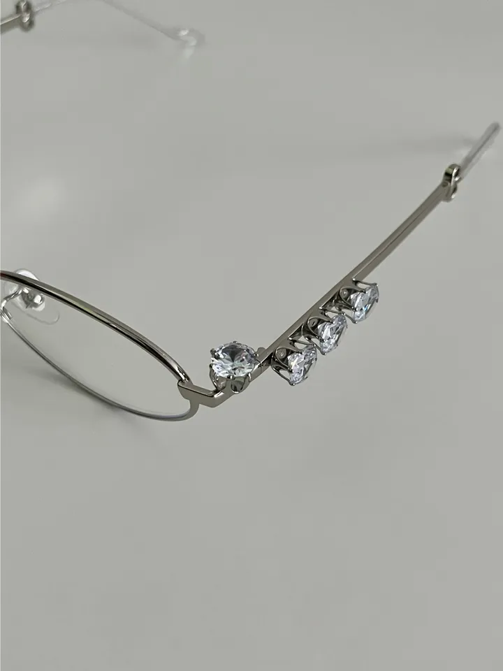 Shima glasses 시마 라운드 메탈 안경 스트릿 Y2K 레트로 유니크 긱시크 안경테 상세 이미지 12