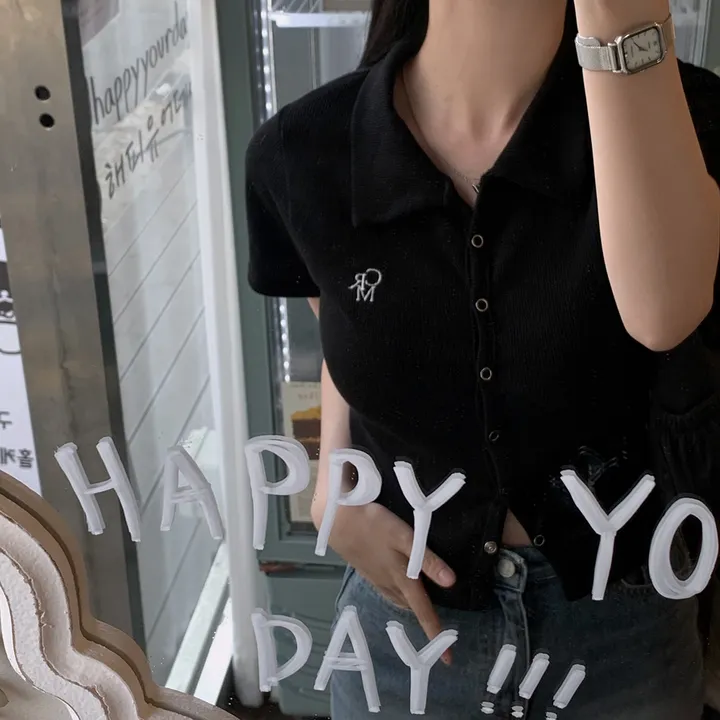 [드디어반팔출시!!/아이보리 당일출고🎉] 자체제작 #크치Made 반팔 ver. 웨하스 슬림핏 카라 골지 반팔 니트 가디건 - cd 상세 이미지 93