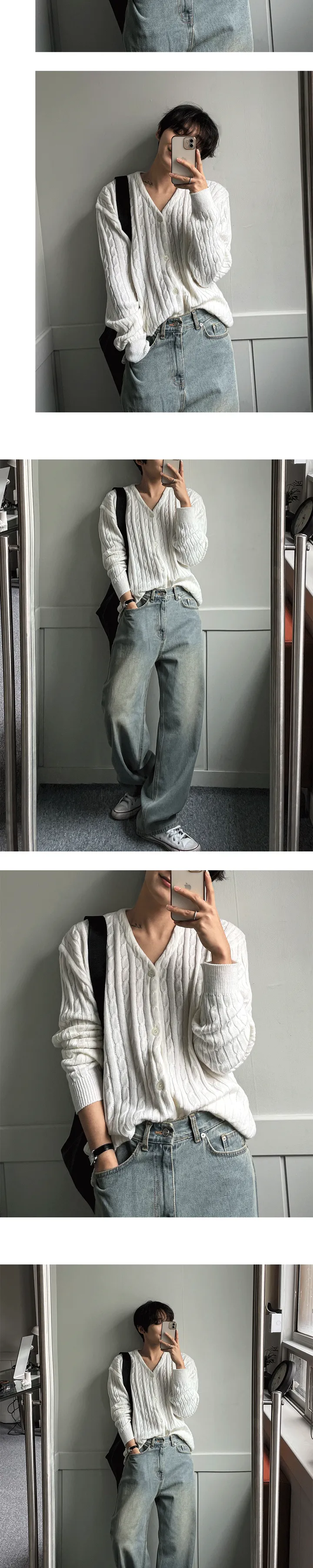 미리봄🌱 [ALL 20%/주문폭주] 로운디테일 케이블 가디건 상세 이미지 45