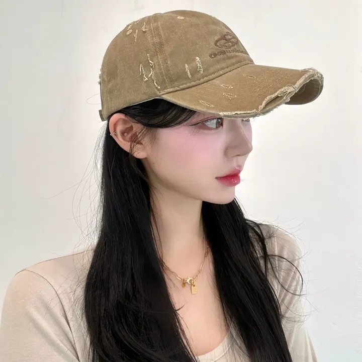 [🧢+팔찌+안경+캡가드증정❤/묶음할인✨] 캐피튜드 빈티지 리퍼 이파워 프리젠츠 볼캡 - 연예인핏 데일리 남녀공용 소두핏 레트로 소두핏 대두커버 연예인 아이돌 사계절 커플 모자 상세 이미지 112
