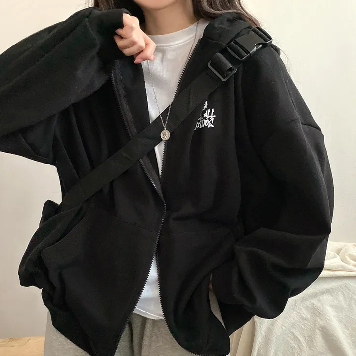 봄신상![넉넉/오버핏] 그래픽 뒷프린팅 레터링 오버 후드집업 4color 상세 이미지 27