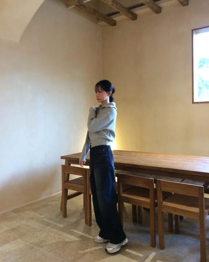 바지 모델 착용 이미지-S1L102